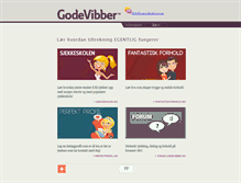 Tablet Screenshot of godevibber.no